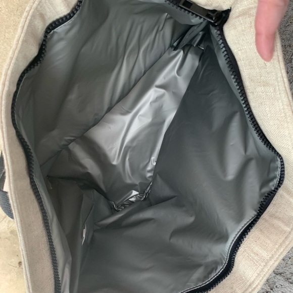 Rae Dunn WEEKEND Bag Insulated Tote Large Linen - Picture 5 of 6